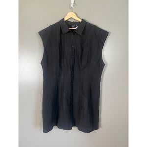 Gap black cotton shift dress size xxl minimalist casual